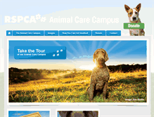 Tablet Screenshot of animalcarecampus.rspcaqld.org.au